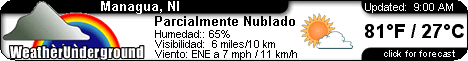Click for Managua, Nicaragua Forecast